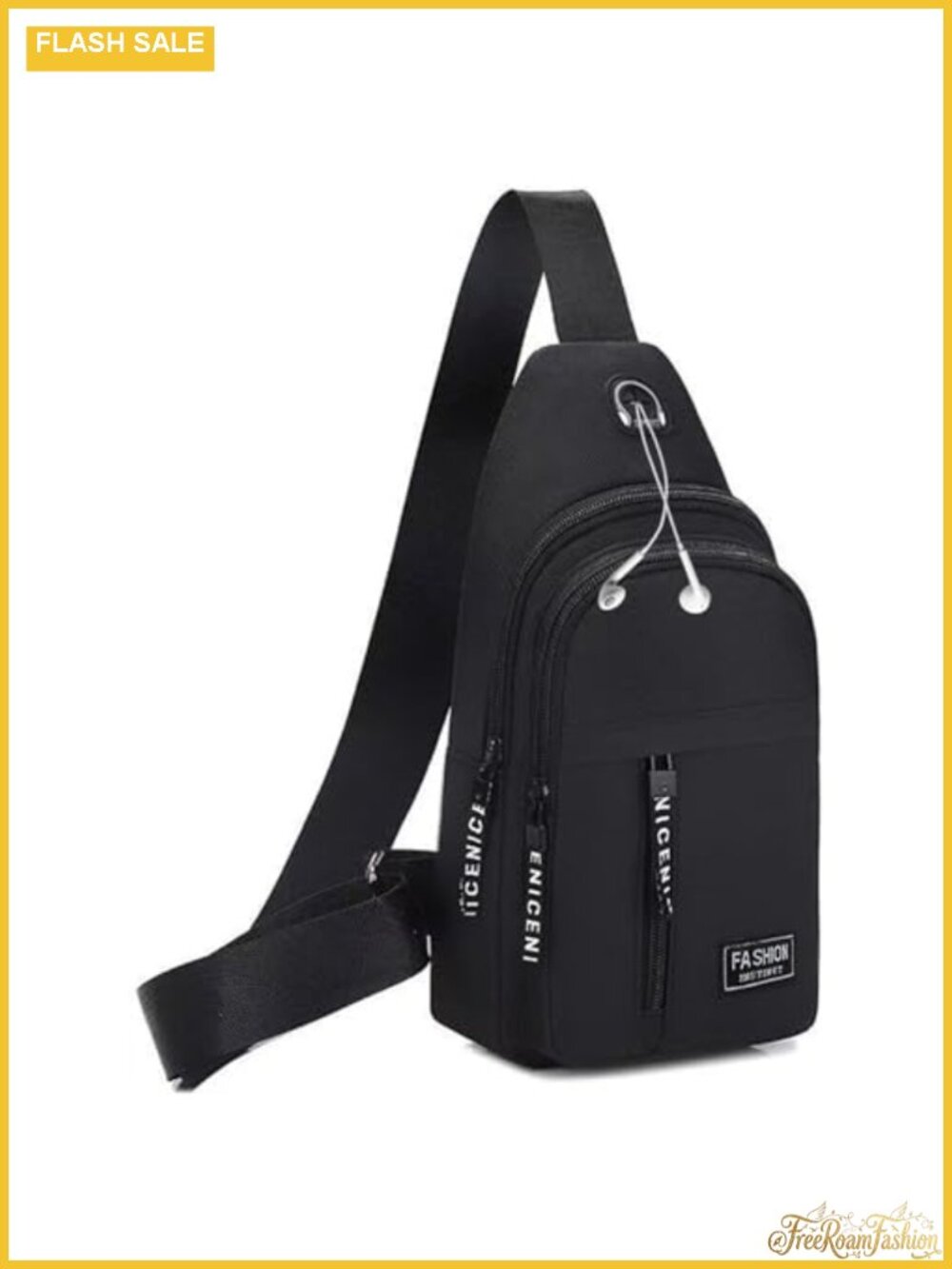 Double Layer Crossbody Bag Shoulder Backpack Messenger Phone Bag Handbag Chest